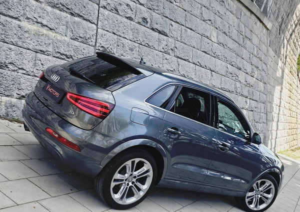 Audi Q3 cena 57700 przebieg: 239647, rok produkcji 2013 z Szczekociny małe 781